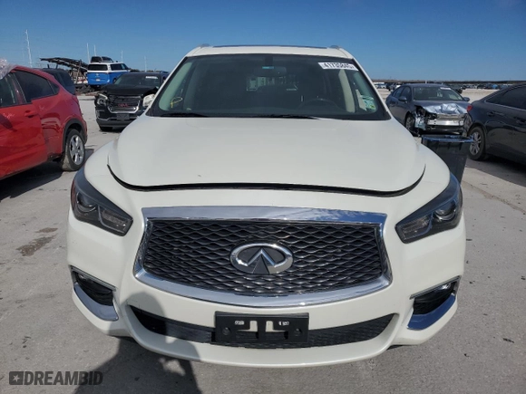 2017 Infiniti QX60 with VIN 5N1DL0MN3HC511626, listed as a Copart auction lot 41735845 with 112,350 mi miles and Salvage Title. Bid and sale history available at carsss.com. Image 5.