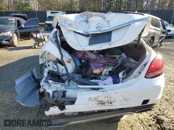 2016 Mercedes-Benz C 300 with VIN 55SWF4JB8GU149038, listed as a Copart auction lot 49835155 with 138,024 mi miles and Salvage Title. Bid and sale history available at carsss.com. Image 6.