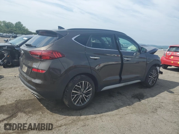 2020 Hyundai Tucson Ultimate with VIN KM8J3CAL1LU145370, listed as a Copart auction lot 62810955 with 60,850 mi miles and Salvage title. Bid and sale history available at DreamBid. Image 3.