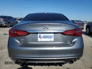 2019 Infiniti Q50 Luxe with VIN JN1EV7AR4KM591722, listed as a Copart auction lot 46364075 with 78,760 mi miles and Salvage Title. Bid and sale history available at carsss.com. Image 6.