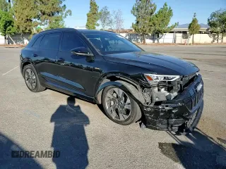 2022 Audi e-tron Premium with VIN WA1AAAGE0NB028153, listed as a Copart auction lot 68147894 with 28,256 mi miles and Salvage Title. Bid and sale history available at DreamBid. Image 12.