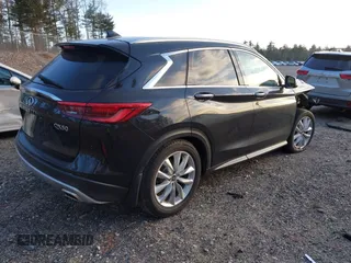 2019 Infiniti QX50 Luxe with VIN 3PCAJ5M34KF126269, listed as a IAAI auction lot 41278165 with 88,413 mi miles and . Bid and sale history available at DreamBid. Image 4.