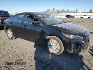 2024 Nissan Sentra S with VIN 3N1AB8BV3RY235455, listed as a Copart auction lot 46462465 with 20,589 mi miles and Salvage Title. Bid and sale history available at carsss.com. Image 4.