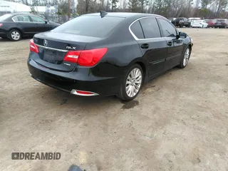 2014 Acura RLX Tech Pkg with VIN JH4KC1F56EC007418, listed as a IAAI auction lot 41790185 with 130,288 mi miles. Bid and sale history available at carsss.com. Image 4.