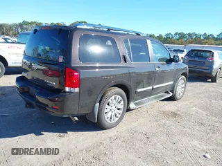 2015 Nissan Armada Platinum z VIN 5N1BA0NF2FN608323, wystawiony jako IAAI lot #40928024 z przebiegiem 110 609 mil mil oraz . Historia ofert i sprzedaży dostępna na DreamBid. Obrazek 4.