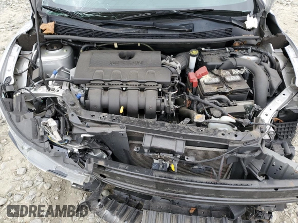 2019 Nissan Sentra SV with VIN 3N1AB7AP1KY400048, listed as a Copart auction lot 53985405 with 49,447 mi miles and Salvage Title. Bid and sale history available at DreamBid. Image 11.