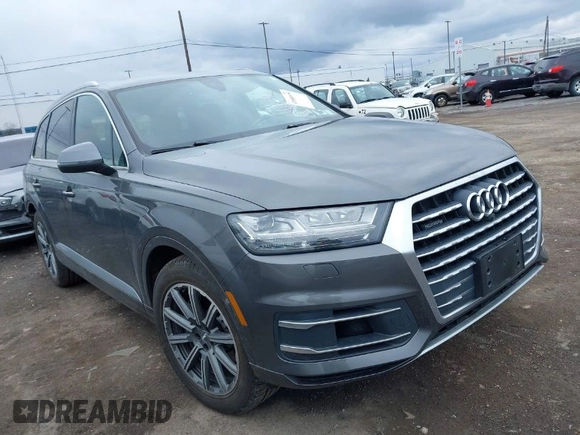 2018 Audi Q7 Premium Plus z VIN WA1LAAF76JD039992, wystawiony jako IAAI lot #41880935 z przebiegiem 74 095 mil mil oraz . Historia ofert i sprzedaży dostępna na DreamBid. Obrazek 1.