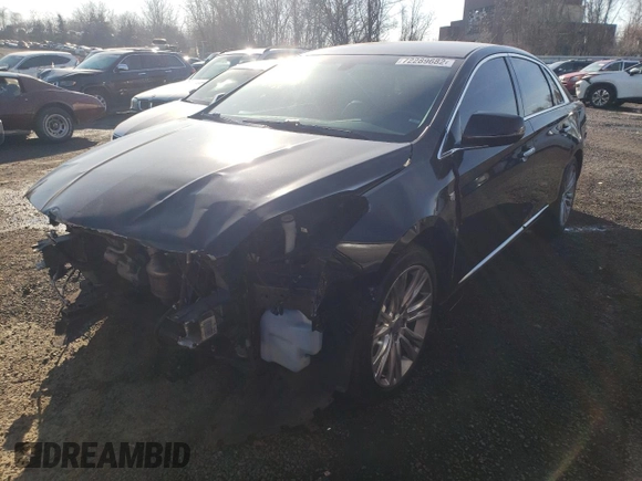 2018 Cadillac XTS Luxury with VIN 2G61M5S34J9164553, listed as a Copart auction lot 72289682 with 208,092 mi miles and Salvage Title. Bid and sale history available at carsss.com. Image 1.