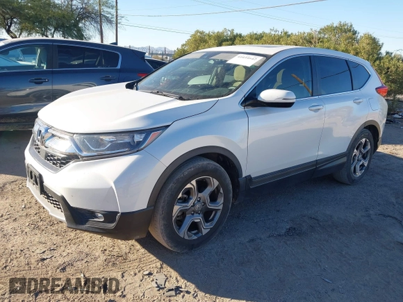 2019 Honda CR-V EX with VIN 5J6RW1H55KA037015, listed as a IAAI auction lot 41034642 with 38,534 mi miles and . Bid and sale history available at DreamBid. Image 2.