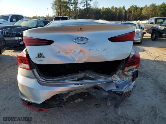 2020 Hyundai Elantra SE with VIN 5NPD74LF3LH595910, listed as a Copart auction lot 88266225 with 46,451 mi miles and Salvage Title. Bid and sale history available at carsss.com. Image 6.