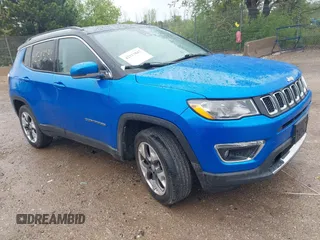 2021 Jeep Compass Limited z VIN 3C4NJDCB1MT542823, wystawiony jako IAAI lot #42313842 z przebiegiem 97 142 mil mil oraz . Historia ofert i sprzedaży dostępna na DreamBid. Obrazek 1.