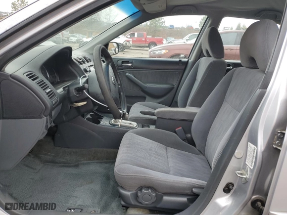 2003 Honda Civic LX with VIN 1HGES16603L014549, listed as a Copart auction lot 43153015 with 265,204 mi miles and Salvage Title. Bid and sale history available at carsss.com. Image 7.