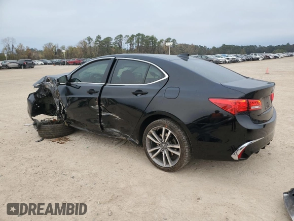 2020 Acura TLX w/Technology Pkg with VIN 19UUB2F48LA001673, listed as a Copart auction lot 86425704 with 38,947 mi miles and Salvage Title. Bid and sale history available at carsss.com. Image 2.