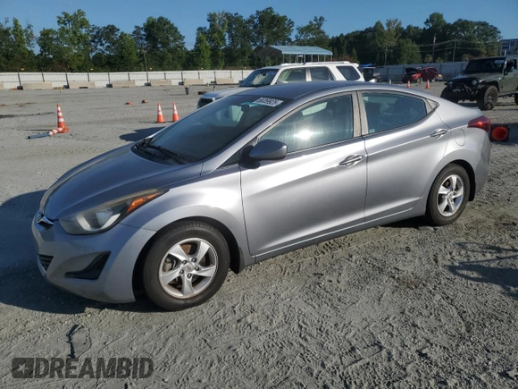 2015 Hyundai Elantra SE with VIN 5NPDH4AE3FH602138, listed as a Copart auction lot 66359925 with 161,687 mi miles and Clean title. Bid and sale history available at DreamBid. Image 1.