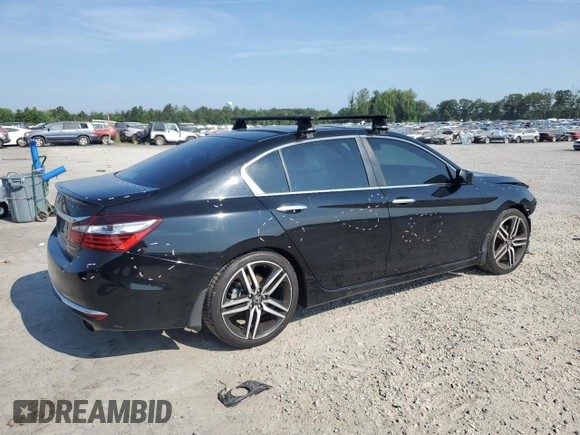 2016 Honda Accord Sport z VIN 1HGCR2F51GA017316, wystawiony jako Copart lot #61055005 z przebiegiem 154 860 mil mil oraz Czysty tytuł • Clean title. Historia ofert i sprzedaży dostępna na DreamBid. Obrazek 3.
