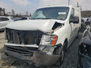 2014 Nissan NV S with VIN 1N6BF0KL9EN108123, listed as a Copart auction lot 52351175 with 195,767 mi miles and Salvage Title. Bid and sale history available at carsss.com. Image 1.