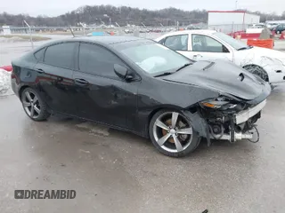 2016 Dodge Dart GT with VIN 1C3CDFEB6GD593496, listed as a IAAI auction lot 41464949 with 81,025 mi miles. Bid and sale history available at carsss.com. Image 1.