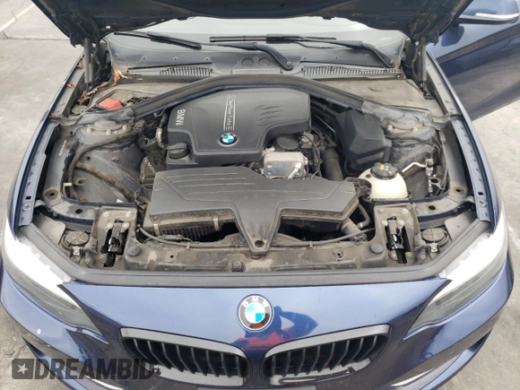 2016 BMW 2 Series 228i z VIN WBA1F9C51GV546640, wystawiony jako Copart lot #55635985 z przebiegiem 78 189 mil mil oraz Szkoda całkowita • Salvage title. Historia ofert i sprzedaży dostępna na DreamBid. Obrazek 11.