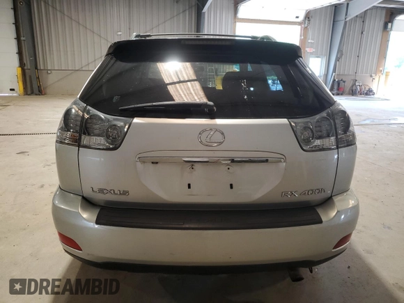 2006 Lexus RX 400h with VIN JTJHW31U360012377, listed as a Copart auction lot 62875815 with 182,551 mi miles and Clean title. Bid and sale history available at DreamBid. Image 6.