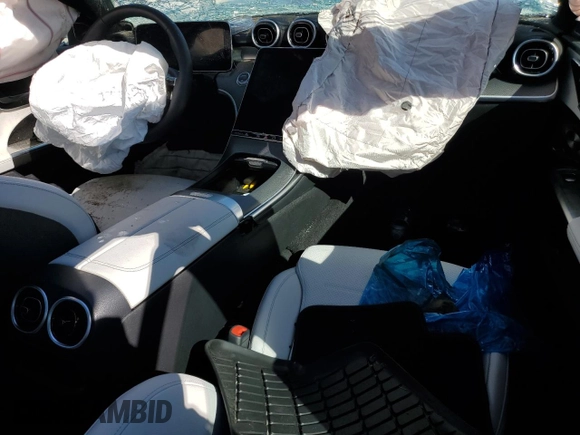 2024 Mercedes-Benz C 300 with VIN W1KAF4GB8RR226139, listed as a Copart auction lot 48610065 with Not Provided miles and Non Repairable. Bid and sale history available at DreamBid. Image 8.