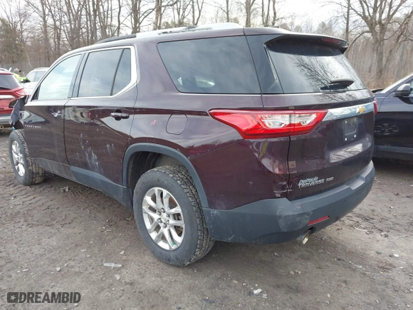 2018 Chevrolet Traverse LT Cloth with VIN 1GNEVGKW7JJ269861, listed as a IAAI auction lot 41954534 with 96,022 mi miles. Bid and sale history available at carsss.com. Image 3.