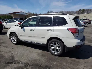 2018 Subaru Forester Touring z VIN JF2SJAWC6JH573079, wystawiony jako Copart lot #54145785 z przebiegiem 74 208 mil mil oraz Szkoda całkowita • Salvage title. Historia ofert i sprzedaży dostępna na DreamBid. Obrazek 2.