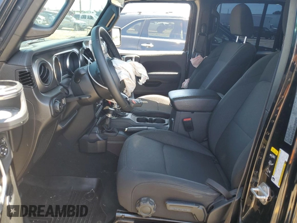 2023 Jeep Wrangler Willys with VIN 1C4HJXDN7PW548812, listed as a Copart auction lot 57729154 with 45,847 mi miles and Clean Title. Bid and sale history available at DreamBid. Image 7.