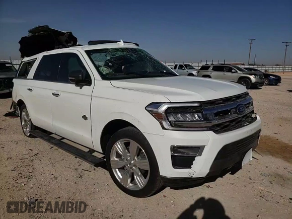 2022 Ford Expedition Max King Ranch with VIN 1FMJK1PT2NEA48688, listed as a Copart auction lot 41722673 with Not Provided miles and Salvage Title. Bid and sale history available at DreamBid. Image 12.