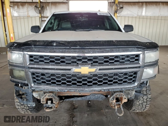 2014 Chevrolet Silverado 1500 Work Truck with VIN 3GCUKPEH0EG272876, listed as a Copart auction lot 82797464 with 148,730 mi miles and Salvage Title. Bid and sale history available at DreamBid. Image 5.