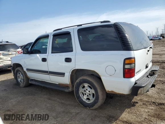2005 Chevrolet Tahoe LS with VIN 1GNEC13V15J132865, listed as a Copart auction lot 53195575 with 166,043 mi miles and Clean Title. Bid and sale history available at DreamBid. Image 2.