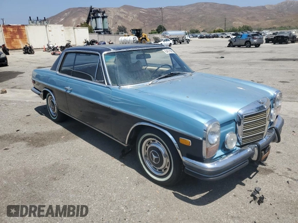 1973 Mercedes-Benz C z VIN 11407312001252, wystawiony jako Copart lot #64878085 z przebiegiem 75 146 mil mil oraz Czysty tytuł • Clean title. Historia ofert i sprzedaży dostępna na DreamBid. Obrazek 4.