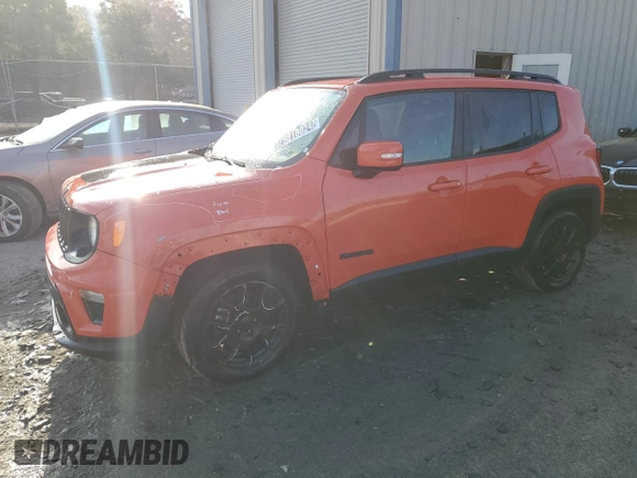 2020 Jeep Renegade Altitude with VIN ZACNJABB6LPL90427, listed as a Copart auction lot 79818024 with 69,015 mi miles and Clean Title. Bid and sale history available at DreamBid. Image 1.