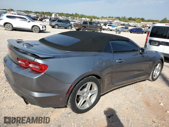 2020 Chevrolet Camaro 1LT with VIN 1G1FB3DX2L0103107, listed as a Copart auction lot 75917804 with 46,552 mi miles and Salvage Title. Bid and sale history available at carsss.com. Image 3.