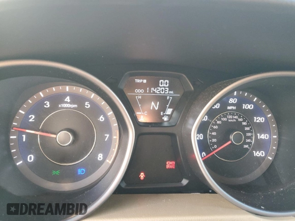 2013 Hyundai Elantra GLS with VIN 5NPDH4AE7DH453472, listed as a Copart auction lot 44584855 with 114,203 mi miles and Non repairable. Bid and sale history available at DreamBid. Image 9.