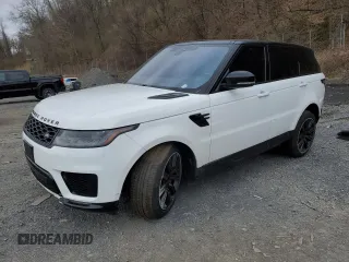 2021 Land Rover Range Rover Sport HSE Silver Edition with VIN SALWR2SUXMA758190, listed as a Copart auction lot 53045055 with 56,802 mi miles and Salvage title. Bid and sale history available at DreamBid. Image 1.
