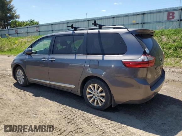2015 Toyota Sienna Limited z VIN 5TDDK3DCXFS114353, wystawiony jako Copart lot #54853855 z przebiegiem 162 633 mil mil oraz Tytuł czysty. Historia ofert i sprzedaży dostępna na DreamBid. Obrazek 2.