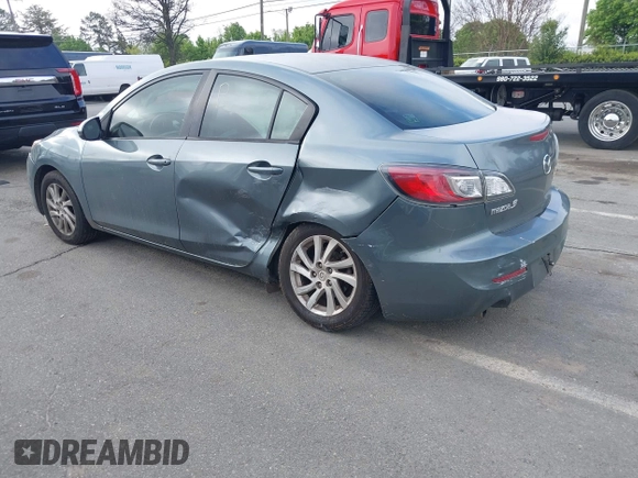2012 Mazda Mazda3 i Touring with VIN JM1BL1V79C1618007, listed as a IAAI auction lot 41911962 with 192,041 mi miles. Bid and sale history available at carsss.com. Image 3.