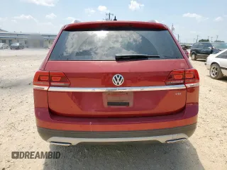 2018 Volkswagen Atlas S with VIN 1V2AP2CA9JC599351, listed as a Copart auction lot 58223485 with 69,527 mi miles and Salvage title. Bid and sale history available at DreamBid. Image 6.
