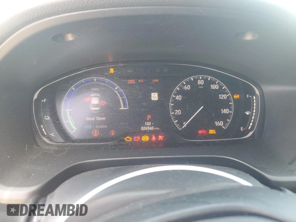 2019 Honda Insight Touring with VIN 19XZE4F90KE015579, listed as a Copart auction lot 58821075 with 26,560 mi miles and Salvage title. Bid and sale history available at DreamBid. Image 9.