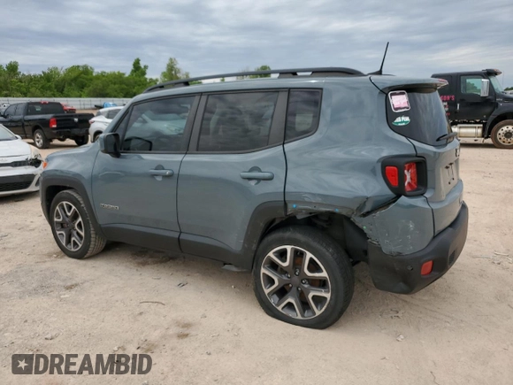 2018 Jeep Renegade Latitude with VIN ZACCJABB2JPH60991, listed as a Copart auction lot 55879785 with 109,458 mi miles and Clean Title. Bid and sale history available at carsss.com. Image 2.