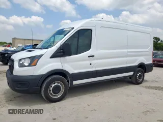 2024 Ford Transit Cargo z VIN 1FTBR1C87RKB33457, wystawiony jako Copart lot #59727335 z przebiegiem 5 925 mil mil oraz Szkoda całkowita • Salvage title. Historia ofert i sprzedaży dostępna na DreamBid. Obrazek 1.