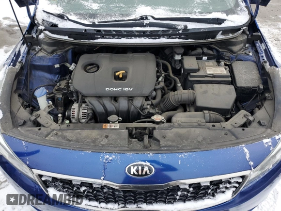 2017 Kia Forte LX with VIN 3KPFK4A79HE018703, listed as a Copart auction lot 45103725 with 79,485 mi miles and Salvage Title. Bid and sale history available at carsss.com. Image 11.