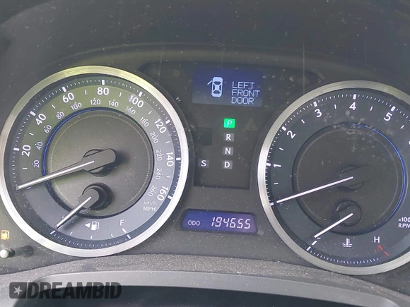 2011 Lexus IS 250 with VIN JTHBF5C22B5152447, listed as a IAAI auction lot 42445752 with 194,655 mi miles and . Bid and sale history available at DreamBid. Image 15.