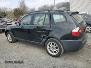 2004 BMW X3 2.5i with VIN WBXPA73434WB29992, listed as a Copart auction lot 48790005 with 175,855 mi miles and Salvage Title. Bid and sale history available at carsss.com. Image 2.
