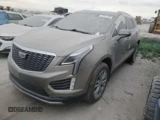 2022 Cadillac XT5 FWD Premium Luxury with VIN 1GYKNCRS1NZ126722, listed as a Copart auction lot 49588515 with 0 mi miles and Non Repairable. Bid and sale history available at carsss.com. Image 1.