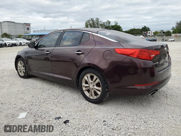 2013 Kia Optima LX with VIN 5XXGM4A76DG139737, listed as a Copart auction lot 80865254 with 141,848 mi miles and Clean Title. Bid and sale history available at DreamBid. Image 2.