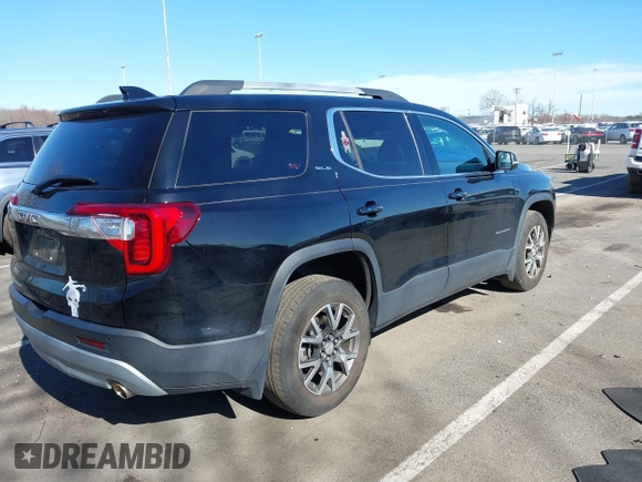2020 GMC Acadia SLE with VIN 1GKKNKLA4LZ181585, listed as a IAAI auction lot 41833766 with 48,939 mi miles and . Bid and sale history available at carsss.com. Image 4.