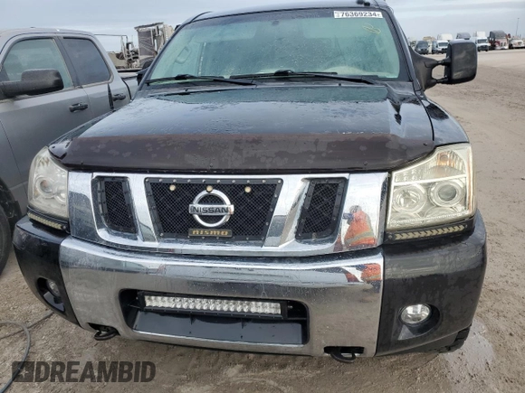 2013 Nissan Titan S with VIN 1N6AA0EC1DN302813, listed as a Copart auction lot 76369234 with 103,304 mi miles and Salvage Title. Bid and sale history available at DreamBid. Image 5.
