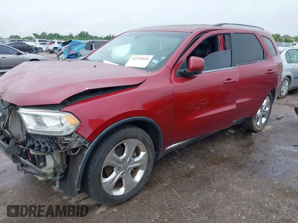 2014 Dodge Durango Limited with VIN 1C4RDHDG4EC539485, listed as a IAAI auction lot 42205036 with 248,428 mi miles and . Bid and sale history available at DreamBid. Image 18.