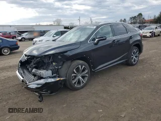 2021 Lexus RX with VIN 2T2HZMDA5MC259352, listed as a Copart auction lot 52934495 with 46,844 mi miles and Salvage Title. Bid and sale history available at carsss.com. Image 1.